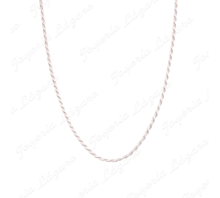 CORDON SALOMONICO 60 CM. PLATA 3MM MACIZO