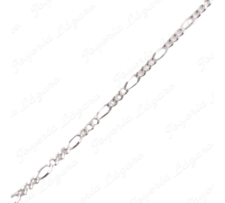 CADENA 60 CM. PLATA  CARTIER 3X1 5MM PLANA