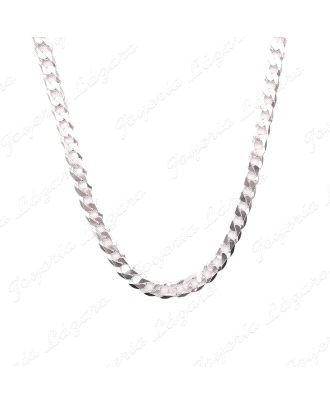 CADENA 60 CM. PLATA BARBADA 6MM