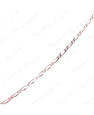 PLATA CADENA 60 CM.  1X1  2MM