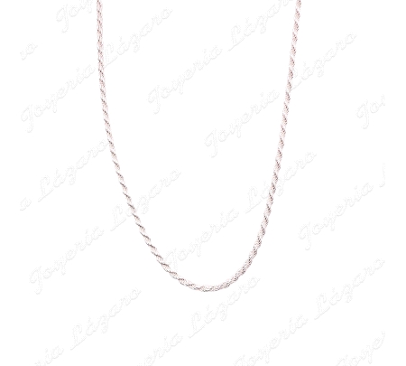 CORDON SALOMONICO 50 CM. PLATA 3MM MACIZO