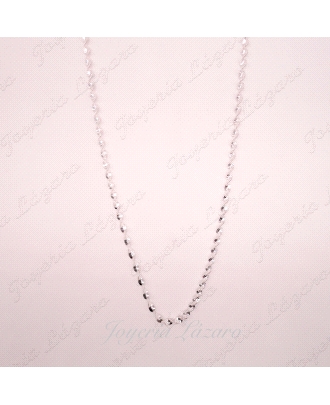 PLATA CADENA 50 CM. ESPIRAL