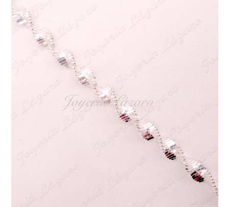 PLATA CADENA 50 CM. ESPIRAL