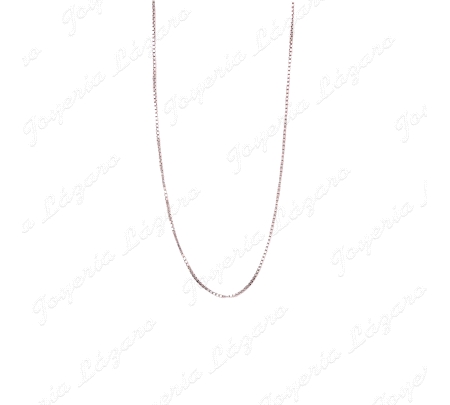 PLATA CADENA 50 CM. VENECIANA