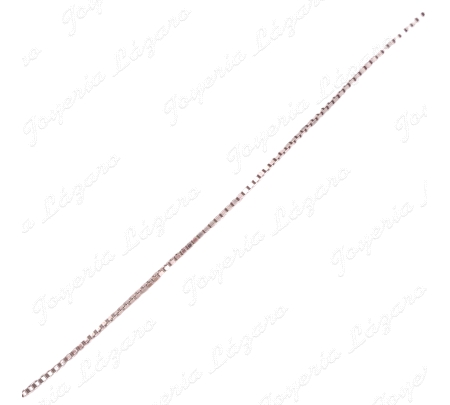 PLATA CADENA 50 CM. VENECIANA