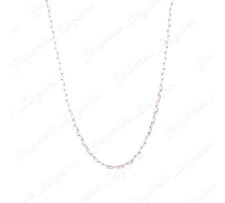 PLATA CADENA 50 CM. FORZADA MEDIANA