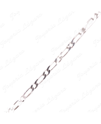 CADENA 45 CM. PLATA 1X1 FINA