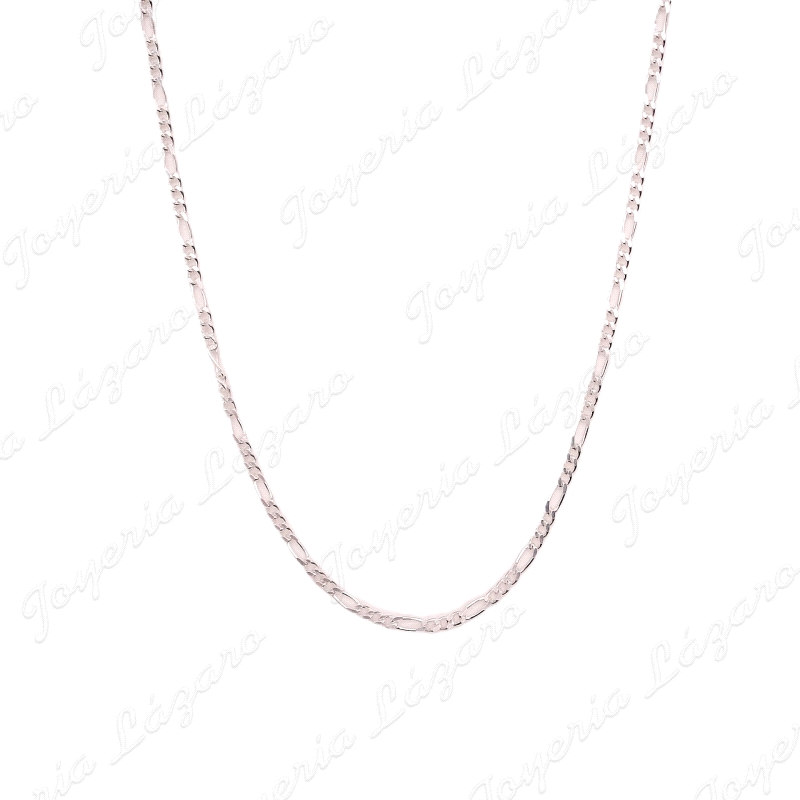 CADENA 45 CM. PLATA 3X1