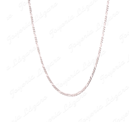 CADENA 45 CM. PLATA 3X1