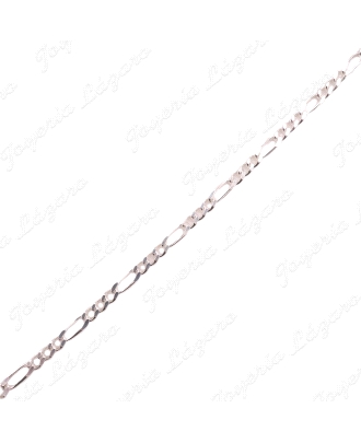 CADENA 45 CM. PLATA 3X1