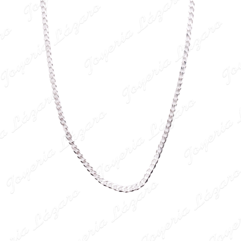 CADENA 45 CM. PLATA FORZADA  2MM