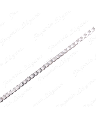 CADENA 45 CM. PLATA FORZADA  2MM