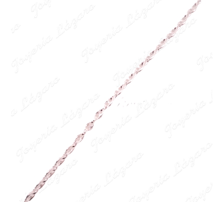 CADENA 45 CM. PLATA CALABROTE 4MM