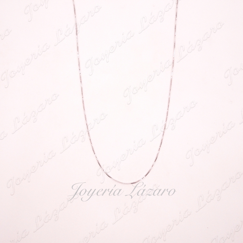 PLATA CADENA 40/45 CM. VENECIANA