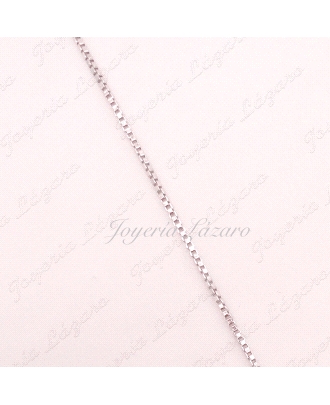 PLATA CADENA 40/45 CM. VENECIANA