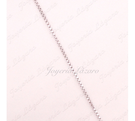 PLATA CADENA 40/45 CM. VENECIANA