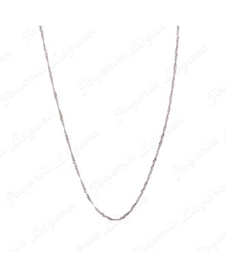 PLATA CADENA 40/45 CM. SINGAPUR