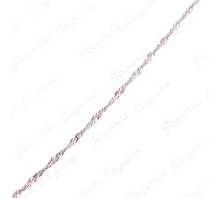 PLATA CADENA 40/45 CM. SINGAPUR