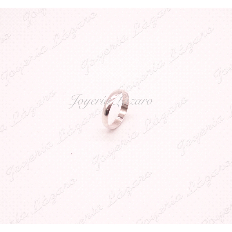 ALIANZA PLATA 1/2 CAÑA 3MM