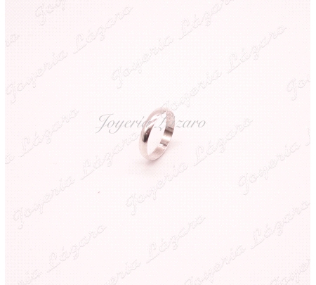 ALIANZA PLATA 1/2 CAÑA 3MM