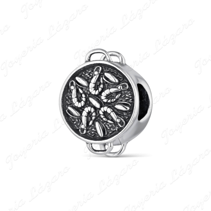 ABALORIO PLATA PAELLA