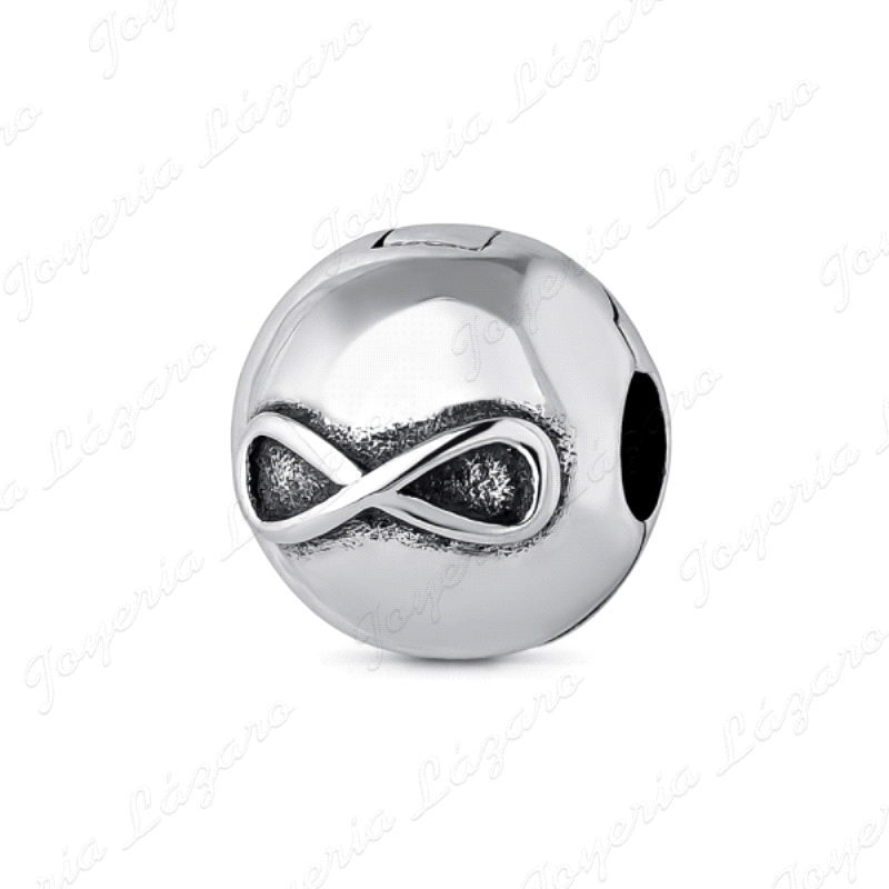PLATA ABALORIO BOLA INFINITO