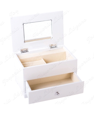 VARIOS ARTICULO DE REGALO JOYERO MADERA BLANCO