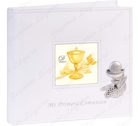 ALBUM DE FOTOS + 6 PAGINAS ILUSTRADAS PILE BL,COMUNION