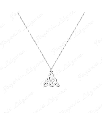 GARGANTILLA ACERO NUDO DE LA TRINIDAD