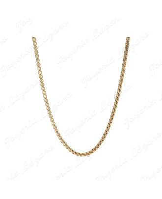 CADENA 60 CM. ACERO DORADO 2.5MM PALOMITA