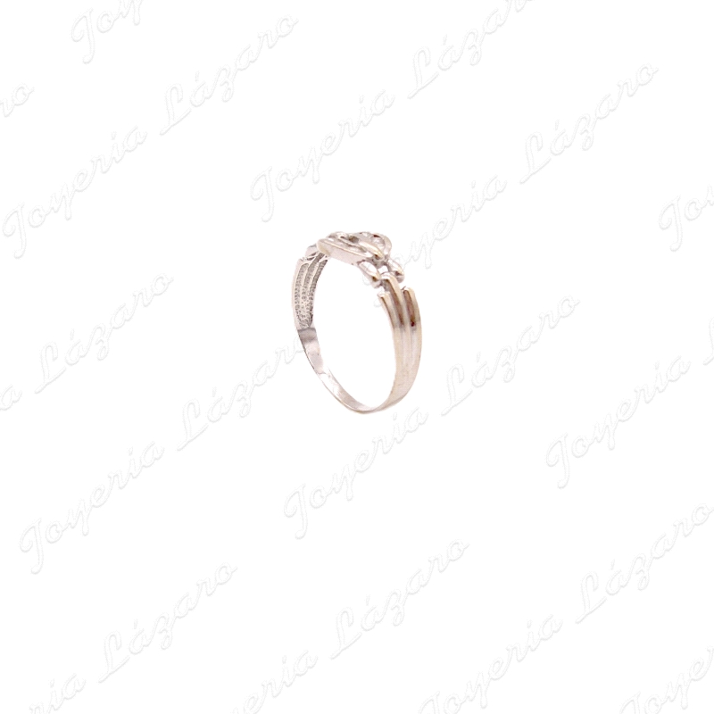 SORTIJA ORO 18KT BL. OCASION OVALO EN CENTRO CON CIRCO