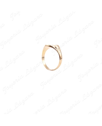 SORTIJA ORO 18KT OCASION SELLO OVAL