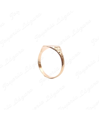SORTIJA ORO 18KT OCASION SELLO OVAL