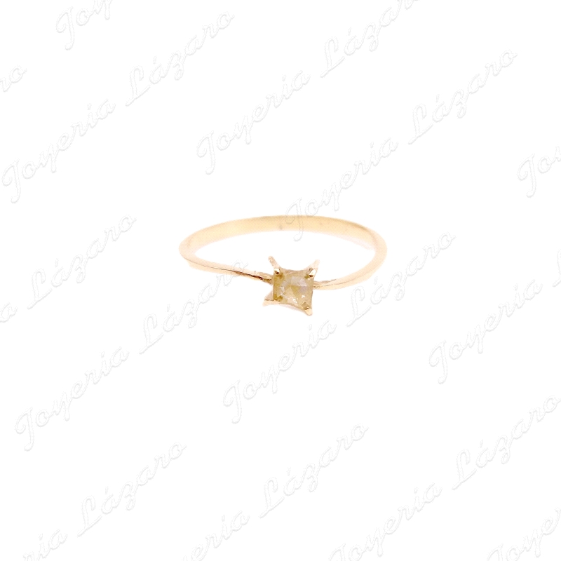 SORTIJA ORO 18KT OCASION SOLITARIO