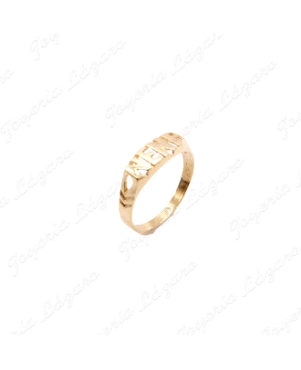 SORTIJA ORO 18KT SEMINUEVA BEBÉ, NENE CALADO