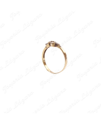 SORTIJA ORO 18KT OCASION 3 CIRCO BAGUETTE