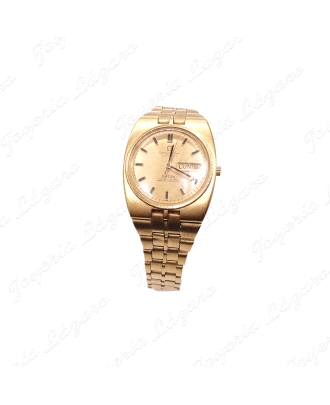 RELOJ ORO 18KTS OMEGA CONSTELLATION AUTOMATIC CABALLERO
MAQUINARIA AUTOMATICA ORIGINAL OMEGA
CAJA 41X36MM
EMBLEMA EN CIERRE
