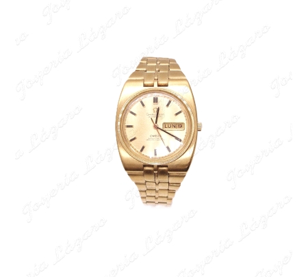 RELOJ ORO 18KTS OMEGA CONSTELLATION AUTOMATIC CABALLERO
MAQUINARIA AUTOMATICA ORIGINAL OMEGA
CAJA 41X36MM
EMBLEMA EN CIERRE
