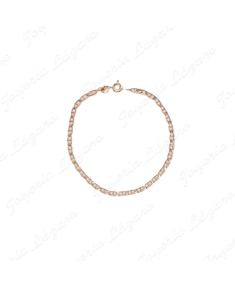 PULSERA ORO 18KT OCASION ESLABON BARCO 3MM