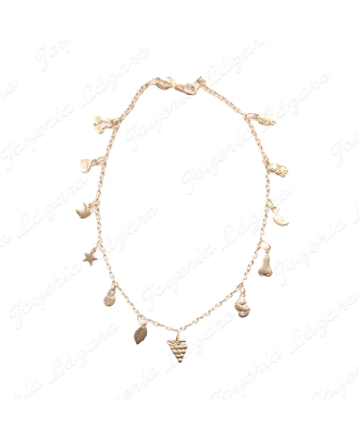 PULSERA ORO 18KT OCASION FETICHES COLGANDO