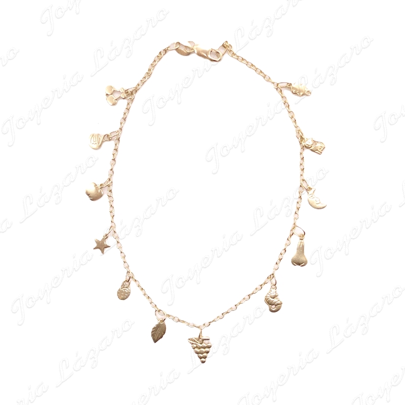 PULSERA ORO 18KT OCASION FETICHES COLGANDO