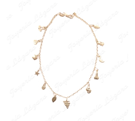 PULSERA ORO 18KT OCASION FETICHES COLGANDO