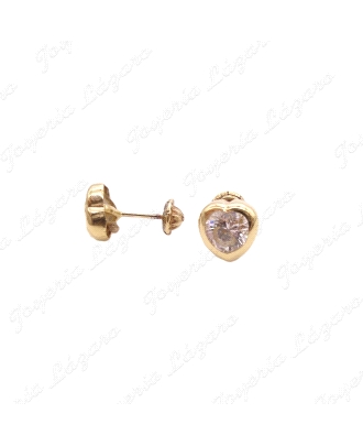 PEND. TORN. ORO 18KT OCASION CIRCONITA CORAZON