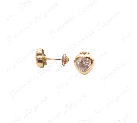 PEND. TORN. ORO 18KT OCASION CIRCONITA CORAZON