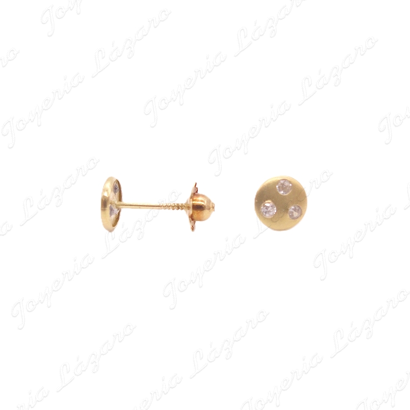 PEND. TORN. ORO 18KT OCASION CIRCULO MATE 3 CIRCOS TORN.