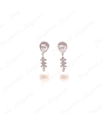 PEND. LARGOS ORO 18KT BLANCO OCASION, CIRCO PERA+CADENA CIRCO+PERLA CU