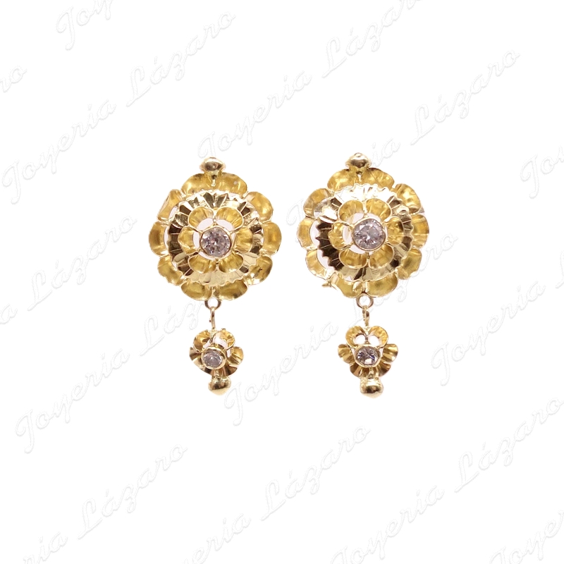 PEND. ORO 18KT OCASION ARQUILLO CORDOBÉS +CIRCO CENTRO+ARQUILLO PEQUE