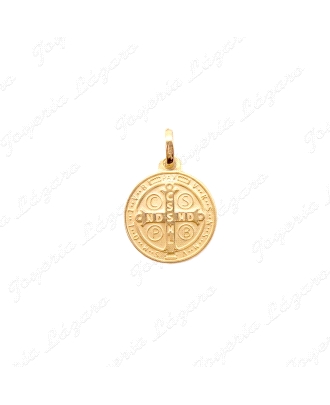 MEDALLA ORO 18KT OCASION 16MM SAN BENITO