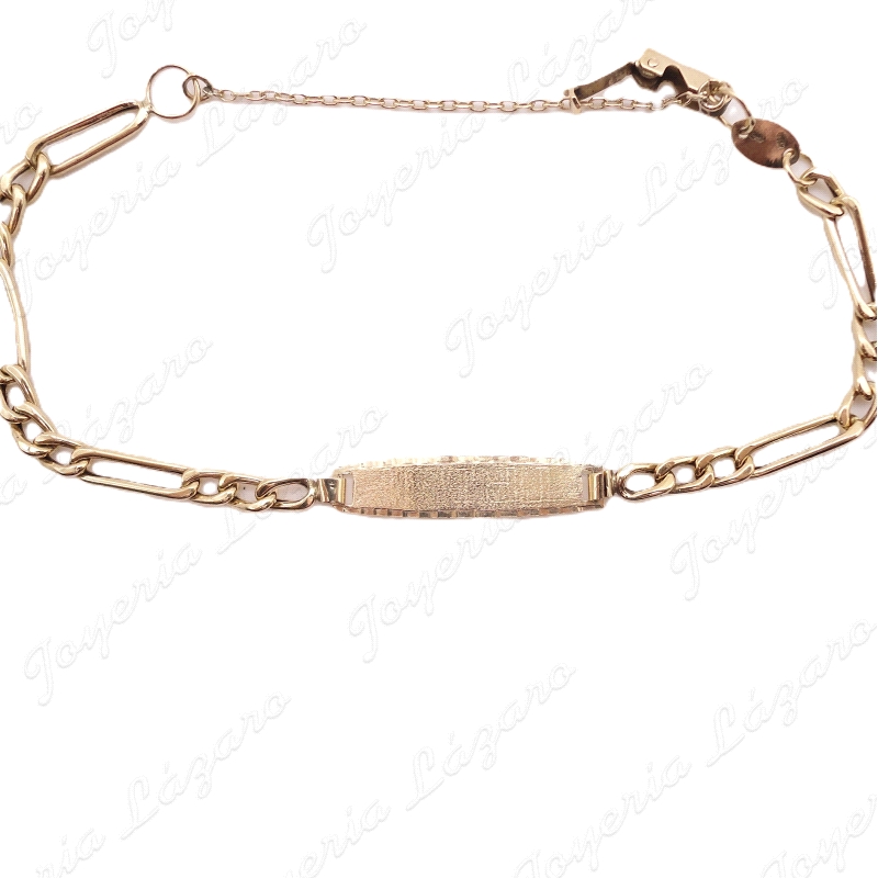 ESCLAVA ORO 18KT OCASION CADETE 3X1+CAD. SEGRURIDAD