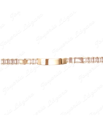 ESCLAVA ORO 18KT OCASION BICOLOR ITALANA 8MM
